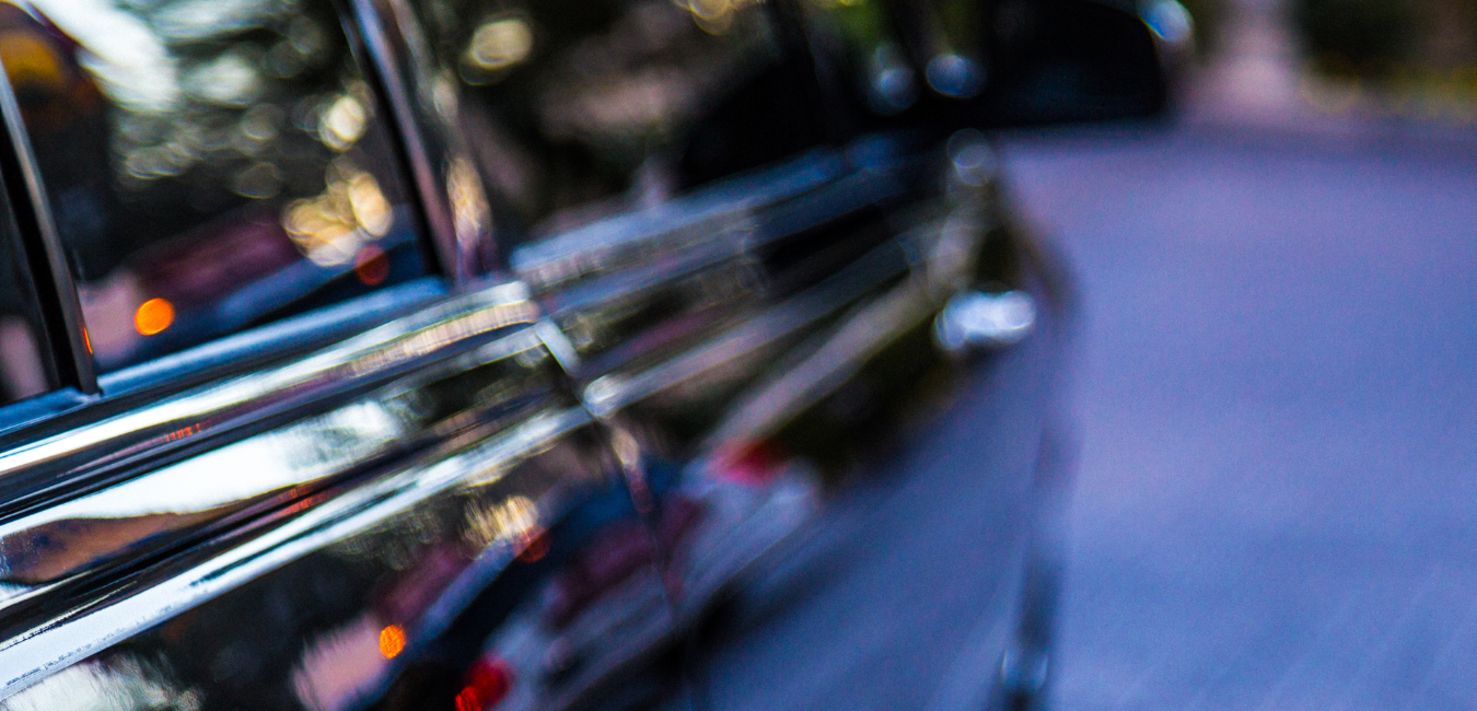 Close up of limo side. Benefits of a Funeral Home Near the Cemetery